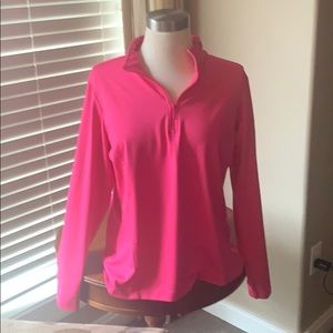 Long sleeve half zip pullover